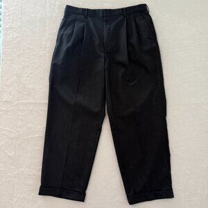 Nautica Mens Pants Blue Size 34x29 (26.5)‎ Dress Pant Pleated Cuffed 100% W